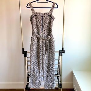 Blue and White Jumpsuit